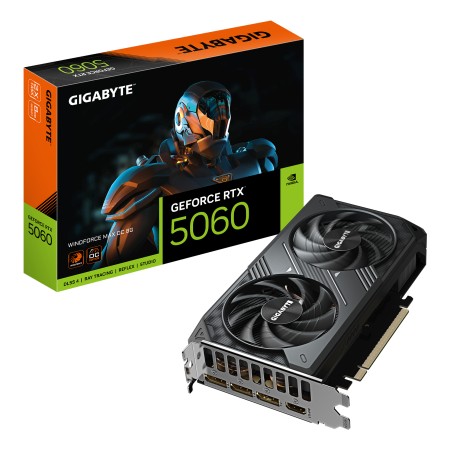 Gigabyte GeForce RTX 5060 WINDFORCE MAX OC 8GB (GV-N5060WF2MAX OC-8GD) - Graphics Card