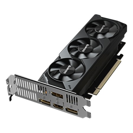 GIGABYTE GeForce RTX 5060 OC Low Profile 8G Graphics Card - 8GB GDDR7  128bit  PCI-E 5.0  2512 MHz Core Clock  3 x DisplayPort  