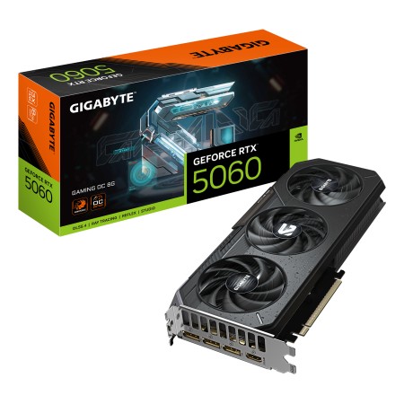 GIGABYTE GeForce RTX 5060 GAMING OC 8G Graphics Card - 8GB GDDR7