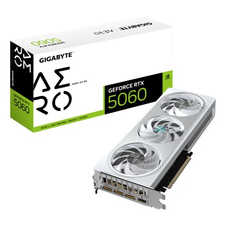 GIGABYTE GeForce RTX 5060 AERO OC 8G Graphics Card - 8GB GDDR7