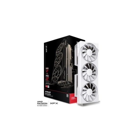 Graphics card. XFX Swift RX 9070 White 3-FAN GAM E 16G