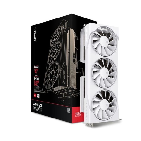 Graphics card. XFX Swift RX 9070 White 3-FAN GAM E 16G