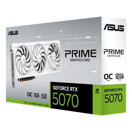 ASUS Prime -RTX5070-O12G-WHITE NVIDIA GeForce RTX 5070 12 GB GDDR7