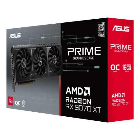 ASUS Prime -RX9070XT-O16G AMD Radeon RX 9070 XT 16 GB GDDR6