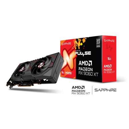 Graphics card. SAPPHIRE PULSE RX 9060 XT GAMING 16GB