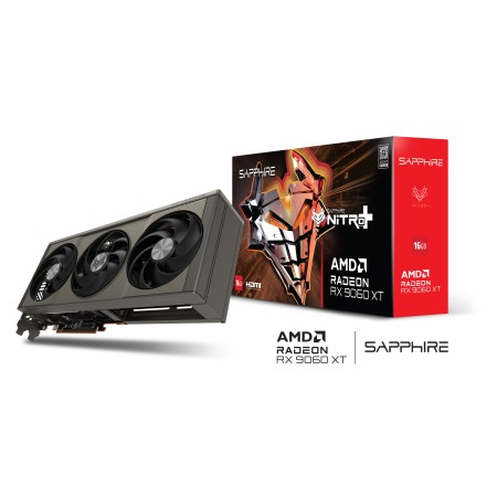 Graphics card. SAPPHIRE NITRO+ RX 9060 XT GAMING OC 16
