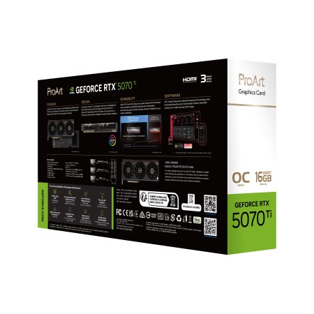 ASUS ProArt RTX 5070 TI OC 16 GB graphics card