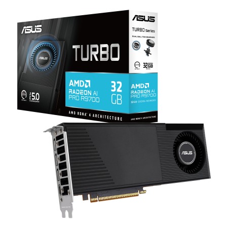 ASUS Turbo -AI-PRO-R9700-32G AMD Radeon AI PRO R9700 32 GB GDDR6