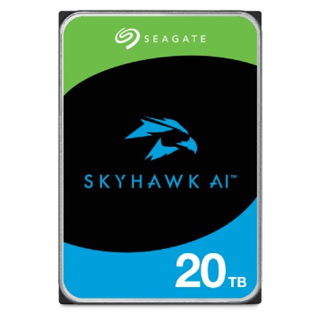 Seagate SkyHawk AI internal hard drive 20 TB 7200 RPM 512 MB 3.5  Serial ATA III