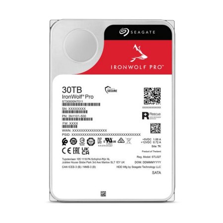 Seagate IronWolf Pro ST30000NT011 internal hard drive 30 TB 7200 RPM 512 MB 3.5  Serial ATA III