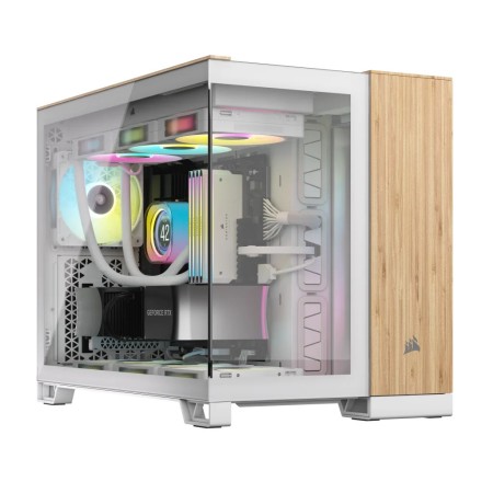 Corsair CC-9011288-WW computer case Midi Tower Bamboo  White