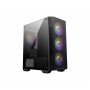 MSI MAG Forge M100A Micro Tower Black  Transparent