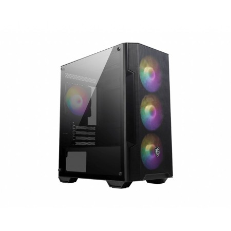 MSI MAG Forge M100A Micro Tower Black  Transparent
