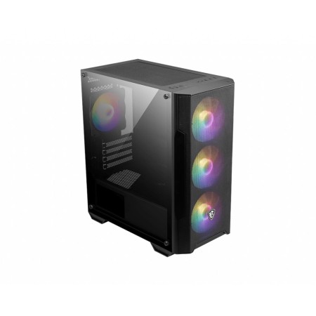 MSI MAG Forge M100A Micro Tower Black  Transparent