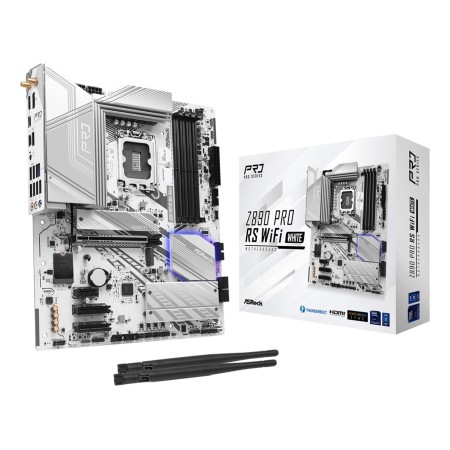 Asrock Z890 Pro RS WiFi White Intel Z890 LGA 1851 (Socket V1) ATX