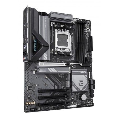 GIGABYTE B850 EAGLE WIFI6E Motherboard - AMD Ryzen 9000 Series CPUs  8+2+2 Phases Digital VRM  up to 8200MHz DDR5 (OC)  1xPCIe 5