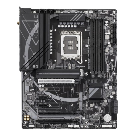 GIGABYTE Z790 EAGLE AX Motherboard - Supports Intel Core 14th Gen CPUs  12+1+1Phases Digital VRM  up to 7600MHz DDR5 (OC)  3xPCI