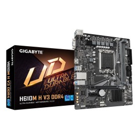GIGABYTE H610M H V3 DDR4 Motherboard - Supports Intel Core 14th CPUs  4+1+1 Hybrid Phases Digital VRM  up to 3200MHz DDR4  1xPCI