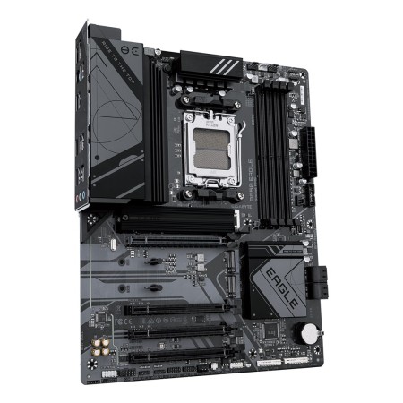 GIGABYTE B650 EAGLE Motherboard - AMD Ryzen 9000 Series CPUs  12+2+2 Phases VRM  up to 7600MHz DDR5 (OC)  1xPCIe 5.0 + 2xPCIe 4.