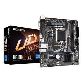 GIGABYTE H610M H V2 Motherboard - Supports Intel Core 14th CPUs  4+1+1 Hybrid Digital VRM  up to 5600MHz DDR5  1xPCIe 3.0 M.2  G