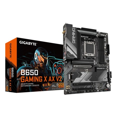 GIGABYTE B650 GAMING X AX V2 Motherboard - AMD Ryzen 9000 Series CPUs  8+2+2 Phases VRM  up to 8000MHz DDR5 (OC)  1xPCIe 5.0 + 2