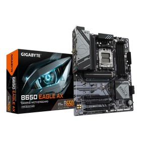 GIGABYTE B650 EAGLE AX Motherboard - AMD Ryzen 9000 Series CPUs  12+2+2 Phases VRM  up to 7600MHz DDR5 (OC)  1xPCIe 5.0 + 2xPCIe