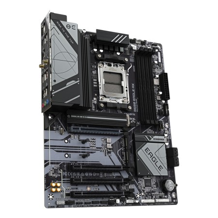GIGABYTE B650 EAGLE AX Motherboard - AMD Ryzen 9000 Series CPUs  12+2+2 Phases VRM  up to 7600MHz DDR5 (OC)  1xPCIe 5.0 + 2xPCIe