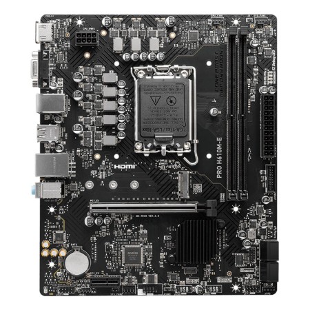 MSI PRO H610M-E motherboard Intel H610 LGA 1700 micro ATX