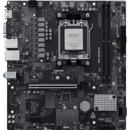 MSI PRO B840M-B motherboard AMD B840 Socket AM5 micro ATX