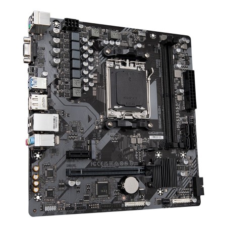 GIGABYTE B650M S2H Motherboard - AMD Ryzen 9000 Series CPUs  5+2+2 Phases VRM  up to 6400MHz DDR5 (OC)  1xPCIe 4.0 M.2  GbE LAN 