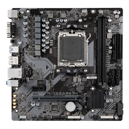 GIGABYTE B650M S2H Motherboard - AMD Ryzen 9000 Series CPUs  5+2+2 Phases VRM  up to 6400MHz DDR5 (OC)  1xPCIe 4.0 M.2  GbE LAN 