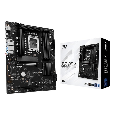 Asrock B860 Pro-A Intel B860 LGA 1851 (Socket V1) ATX