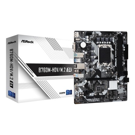 Asrock B760M-HDV/M.2 D4 Intel B760 LGA 1700 micro ATX