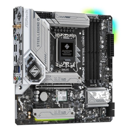 Asrock B760M Steel Legend WiFi Intel B760 LGA 1700 micro ATX