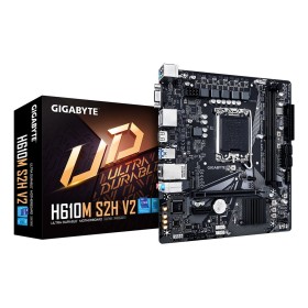 GIGABYTE H610M S2H V2 Motherboard - Supports Intel Core 14th CPUs  4+1+1 Hybrid Phases Digital VRM  up to 5600MHz DDR5  1xPCIe 3
