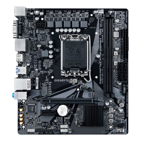 GIGABYTE H610M S2H V2 Motherboard - Supports Intel Core 14th CPUs  4+1+1 Hybrid Phases Digital VRM  up to 5600MHz DDR5  1xPCIe 3