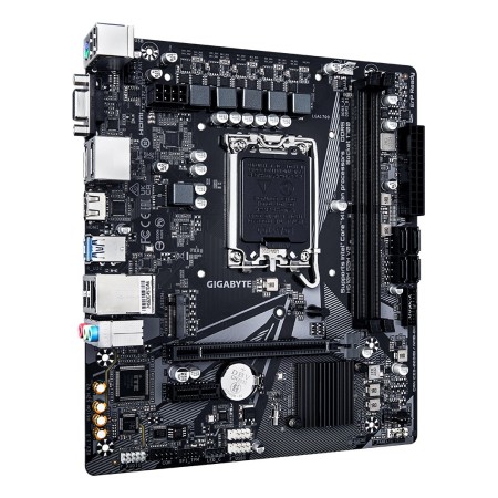 GIGABYTE H610M S2H V2 Motherboard - Supports Intel Core 14th CPUs  4+1+1 Hybrid Phases Digital VRM  up to 5600MHz DDR5  1xPCIe 3