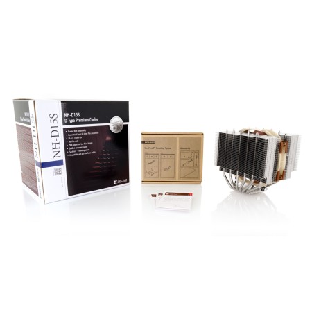 Noctua NH-D15S computer cooling system Processor Cooler 14 cm Copper  Metallic