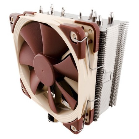 Noctua NH-U12S computer cooling component Processor Cooler 12 cm Brown  Stainless steel
