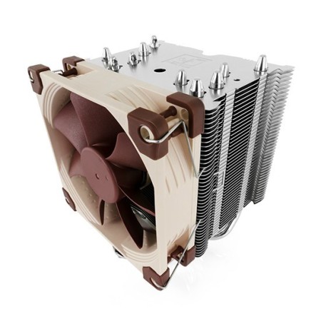 Noctua NH-U9S computer cooling system Processor Cooler 9.2 cm Brown  Metallic