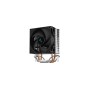 DeepCool AG200 Processor Air cooler 9.2 cm Aluminium  Black 1 pc(s)