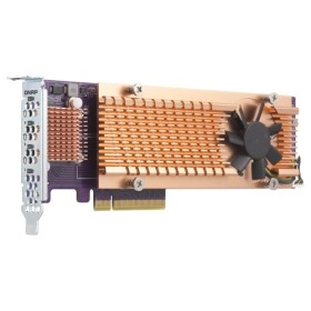 Qnap QM2-4P-384  PCIe SSD expansion card  4 x M.2 2280 M.2 PCIe (Gen3 x4)  Low-profile/Full-height bracket