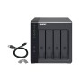 QNAP TR-004 storage drive enclosure HDD/SSD enclosure Black 2.5/3.5