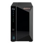 Asustor DRIVESTOR 2 Pro Gen2 AS3302T v2 NAS Realtek RTD1619B 2 GB DDR4 ADM Black