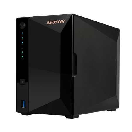 Asustor DRIVESTOR 2 Pro Gen2 AS3302T v2 NAS Realtek RTD1619B 2 GB DDR4 ADM Black
