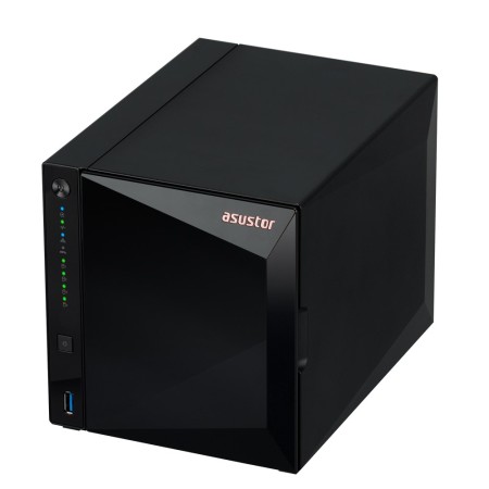 Asustor DRIVESTOR 4 Pro Gen2 AS3304T V2 NAS Realtek RTD1619B 2 GB DDR4 ADM Black