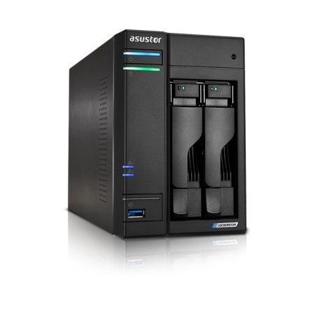 Asustor LOCKERSTOR 2 Gen2 (AS6702T) NAS Desktop Intel® Celeron® N5105 4 GB DDR4 0 TB ADM Black