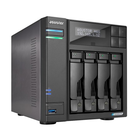 Asustor LOCKERSTOR 4 Gen2 (AS6704T) NAS Desktop Intel® Celeron® N N5105 4 GB DDR4 0 TB ADM Black