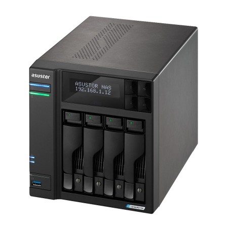 Asustor LOCKERSTOR 4 Gen2 (AS6704T) NAS Desktop Intel® Celeron® N N5105 4 GB DDR4 0 TB ADM Black