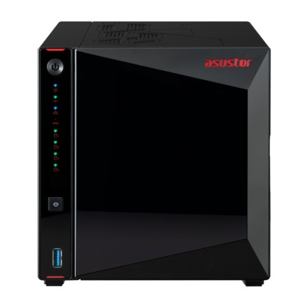Asustor AS5404T NAS/storage server Intel® Celeron® N5105 4 GB DDR4 0 TB ADM Black